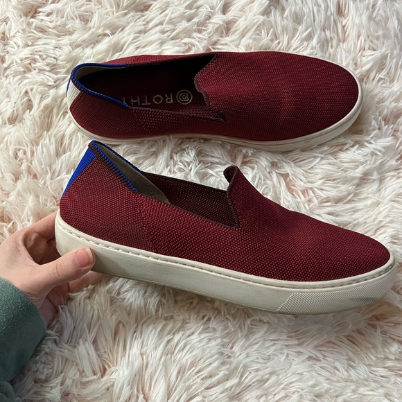 Rothy's Shoes - Rothy's The Sneaker Garnet Red size 8